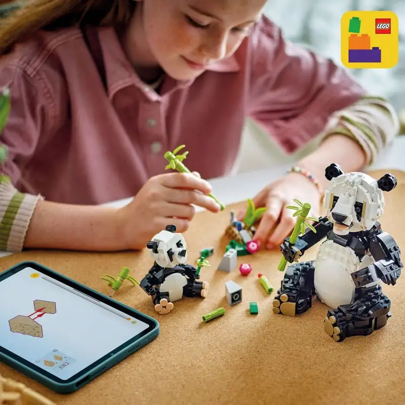 Lego Creator 31165 Animales Salvajes Familia Panda