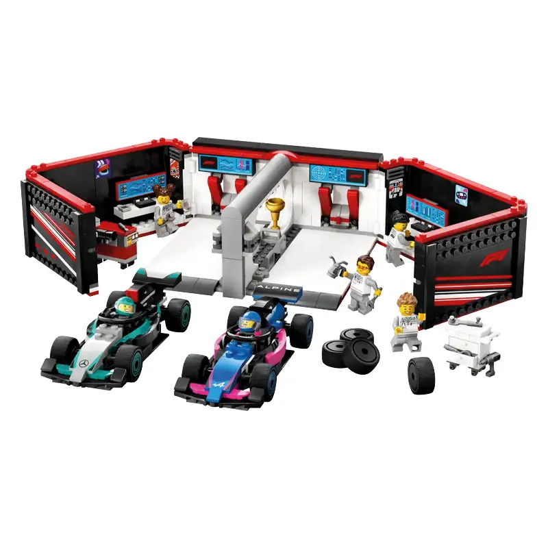 Lego City 60444 Garaje De F10 Y Vehiculo Mercedes-Amg Y Alpine