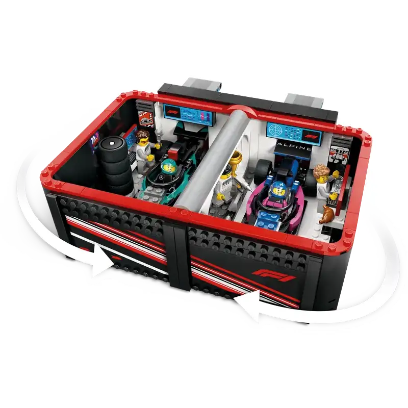 Lego City 60444 Garaje De F10 Y Vehiculo Mercedes-Amg Y Alpine