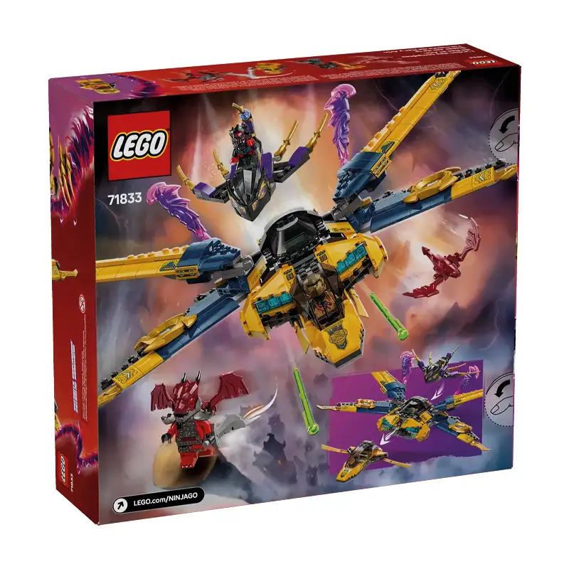 Lego Ninjago 71833 El Jet Supertormenta De Ras Y Arin