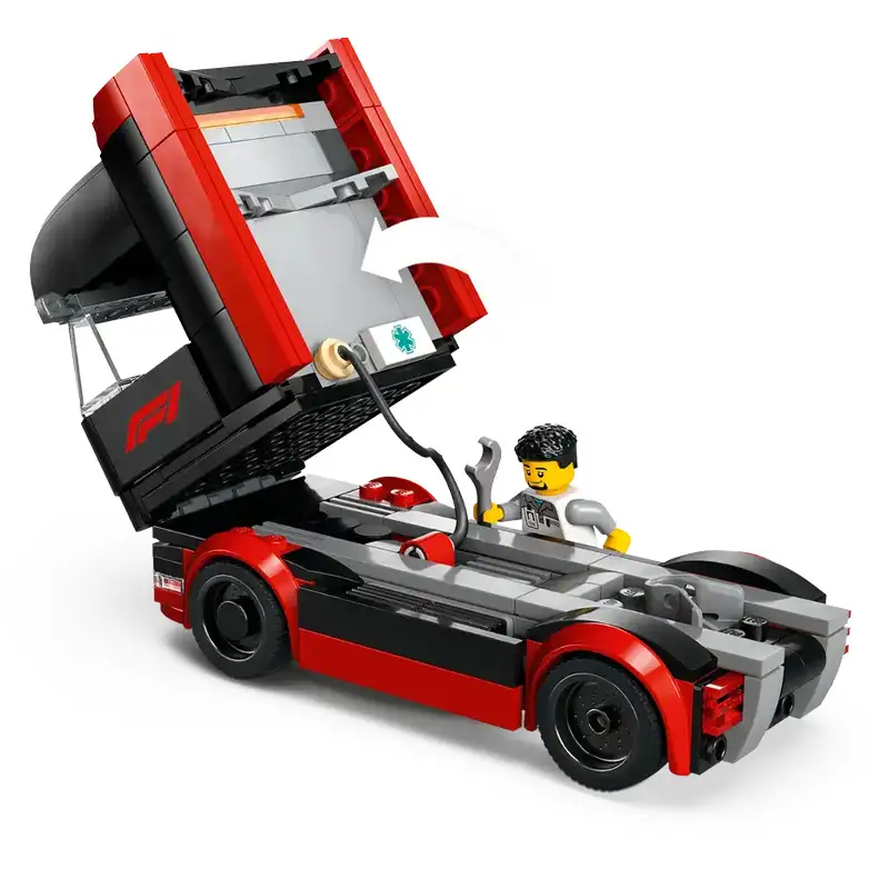 Lego City 60445 Camión F1 Con Monoplazas F1 Rb20 Y Amr24