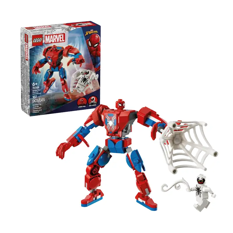 Lego Marvel 76308 El Robot De Spider-Man Contra El Anti-Venom