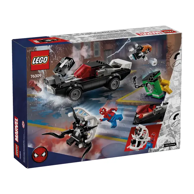 Lego Marvel 76309 Spider-Man Vs Venom Un Auto Deportivo