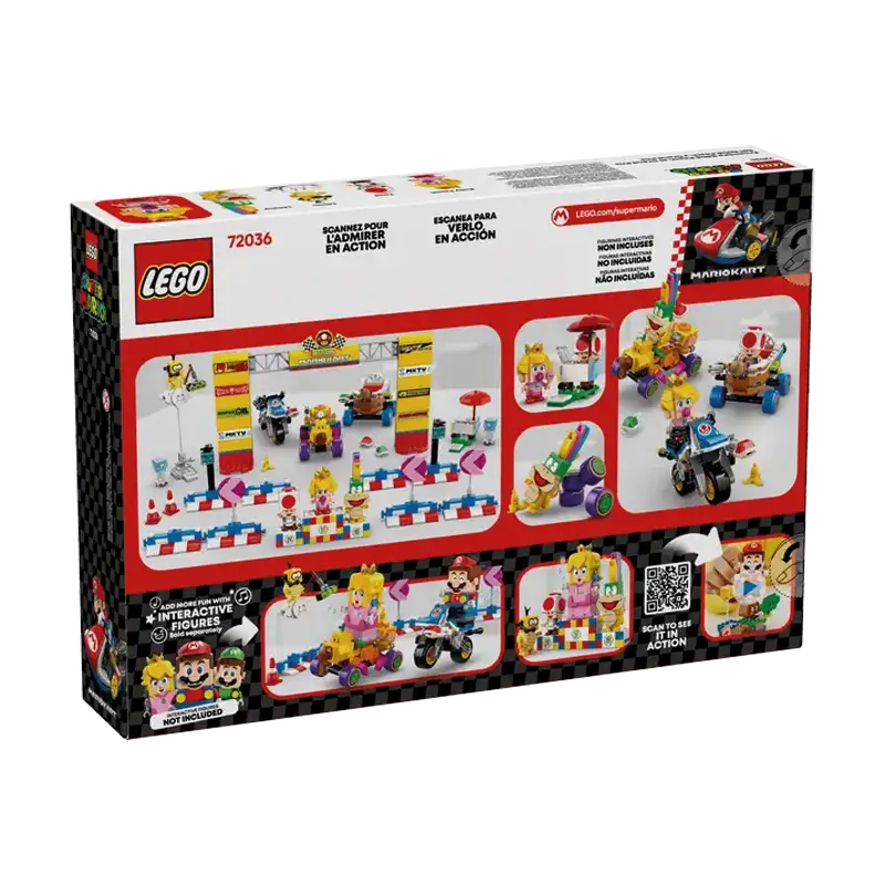 Lego Super Mario Bros 72036 Set De Baby Peach Y Grand Prix