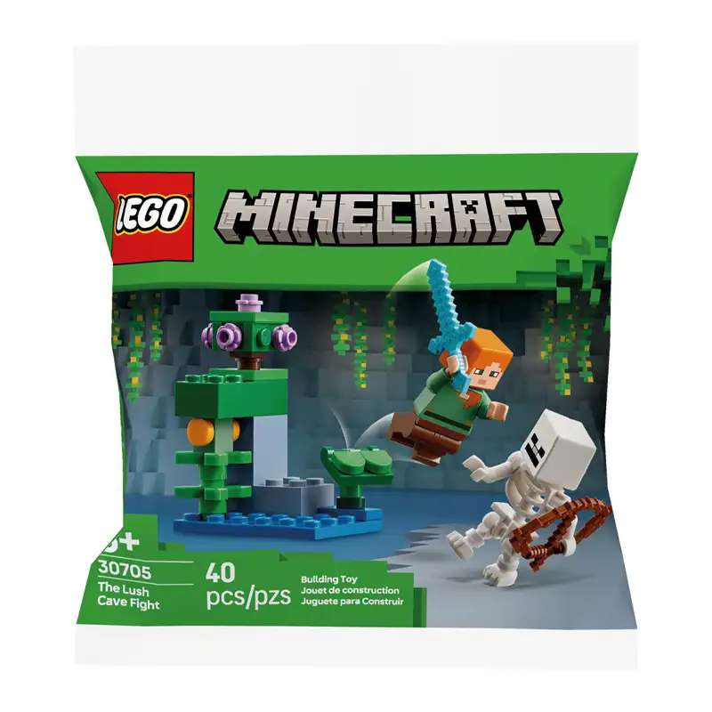Lego Minecraft 30705 La Lucha En La Cueva Exuberante