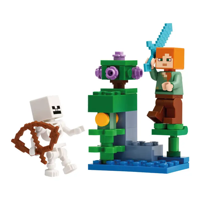 Lego Minecraft 30705 La Lucha En La Cueva Exuberante