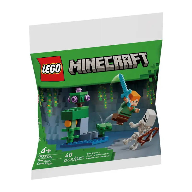 Lego Minecraft 30705 La Lucha En La Cueva Exuberante