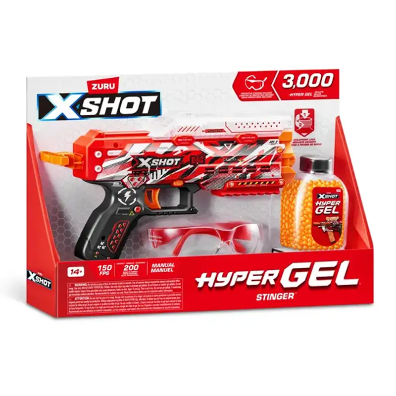 Zuru Xshot 36728 Lanzador Hyper Gel Stinger 3000 Gel