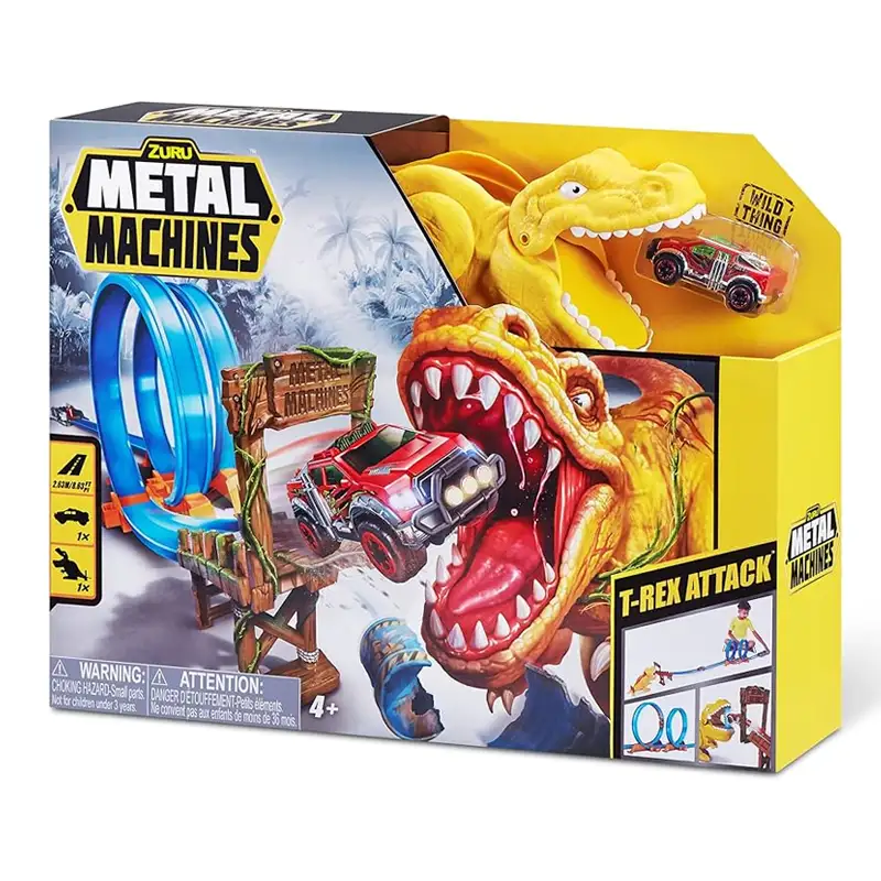 Zuru Metal Machines 6702 Set De Pista T-Rex Rampa