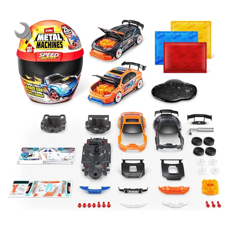 Zuru Metal Machines 67125 Speed Hero Set De Juego Con Casco S1