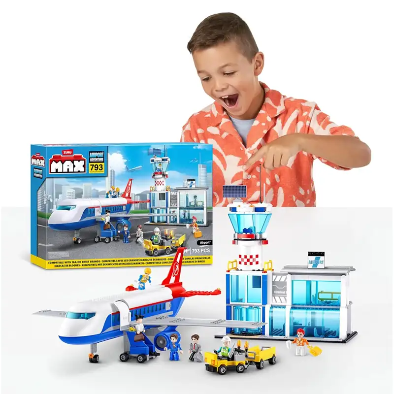 Zuru Max 83167 Set De Blocks Juego De Policia 793 Pcs