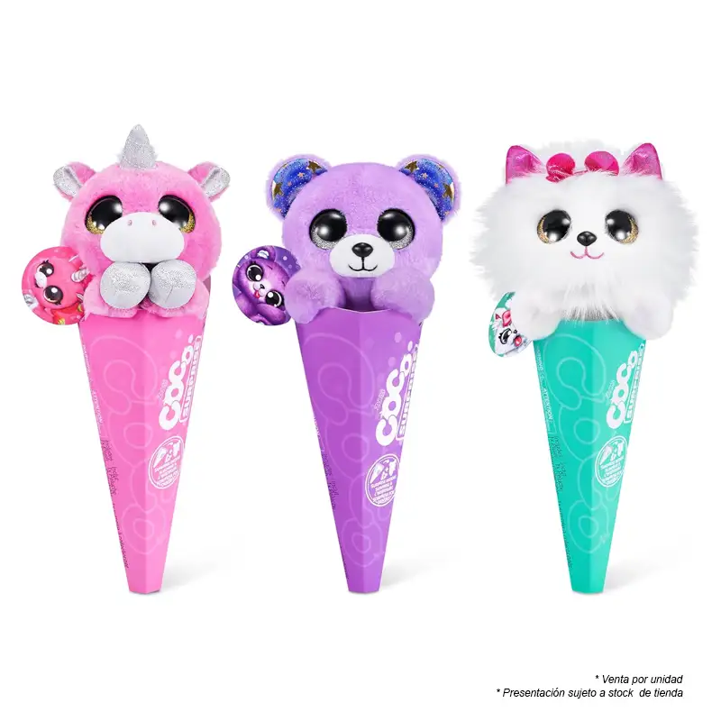 Zuru Coco 9601Sq1-2023 Peluches Cones Surprise S1 Surtido