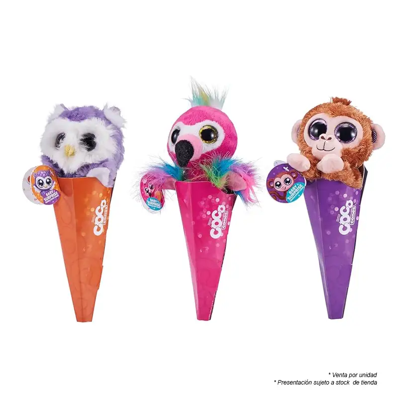 Zuru Coco 9601Sq1-2023 Peluches Cones Surprise S1 Surtido
