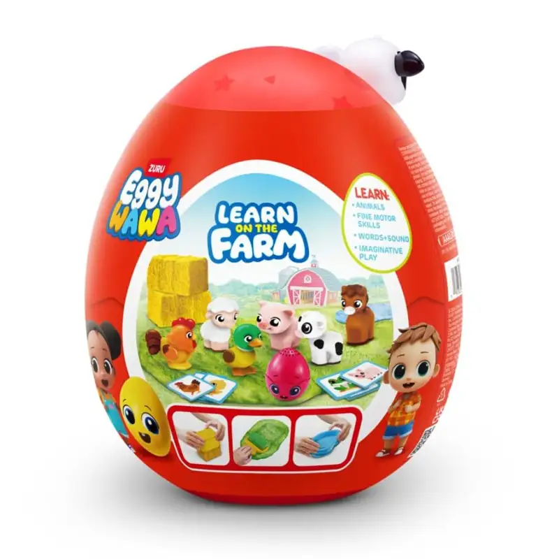 Zuru Eggywawa 15102 Huevo Set Colección Animales De Granja S1