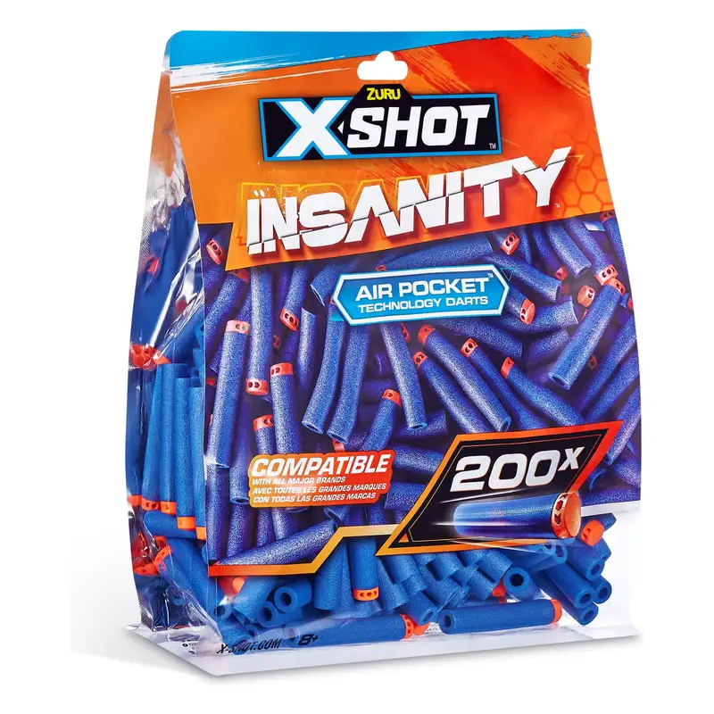 Zuru Xshot 36624 Insanity 200 Dardos