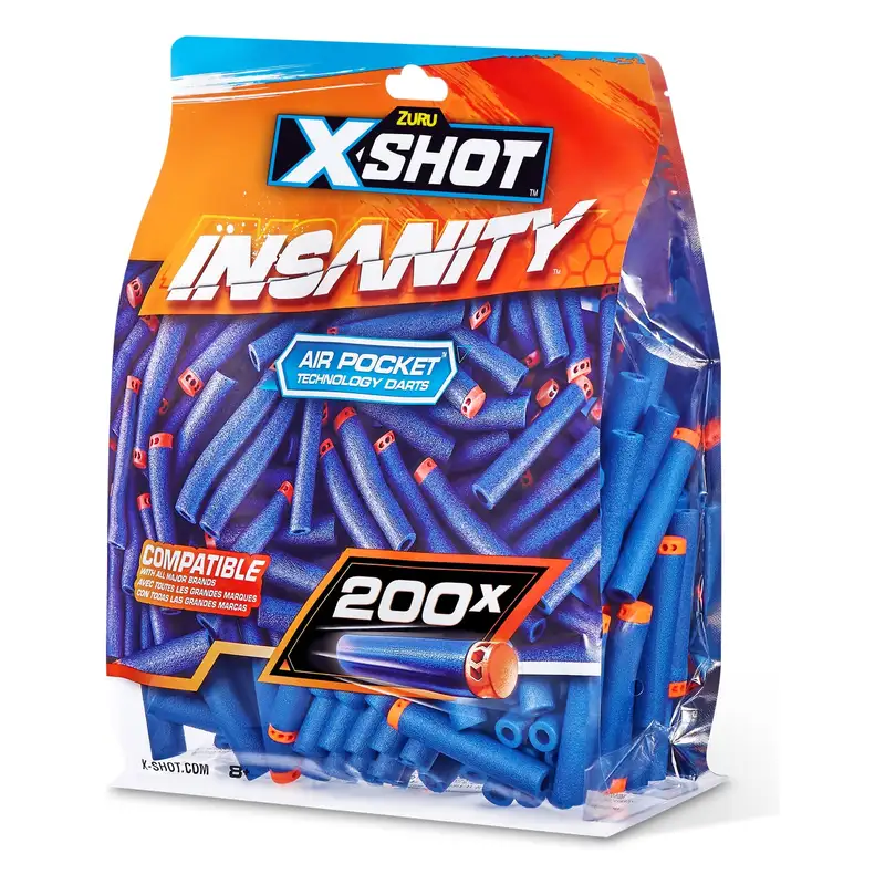 Zuru Xshot 36624 Insanity 200 Dardos