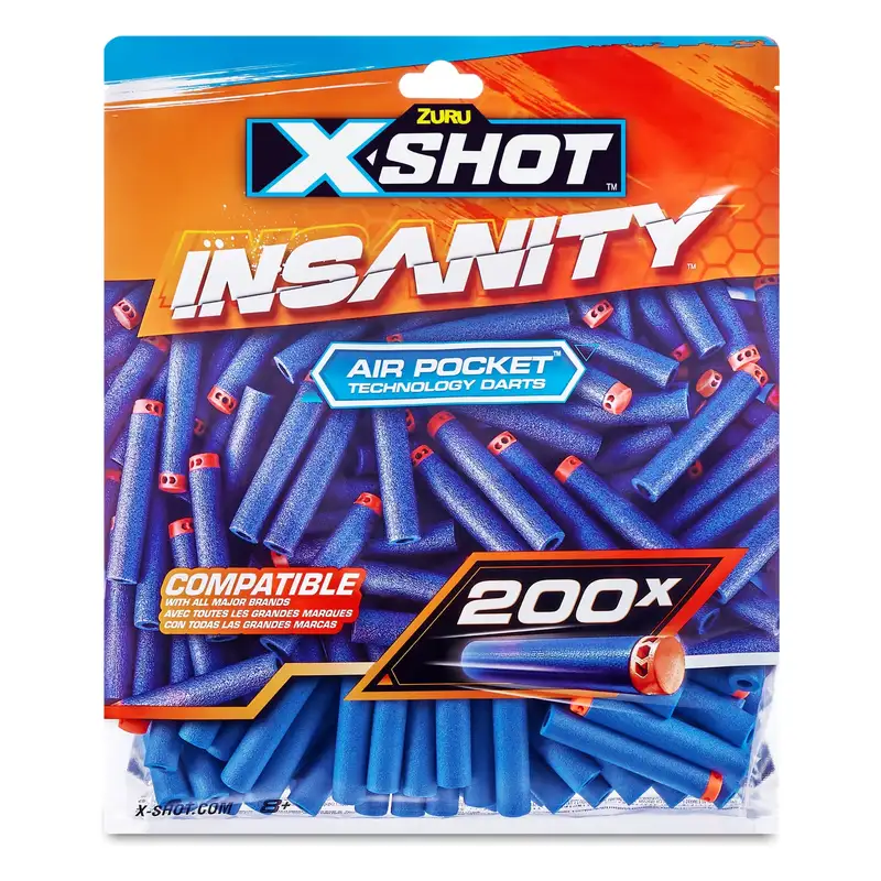 Zuru Xshot 36624 Insanity 200 Dardos