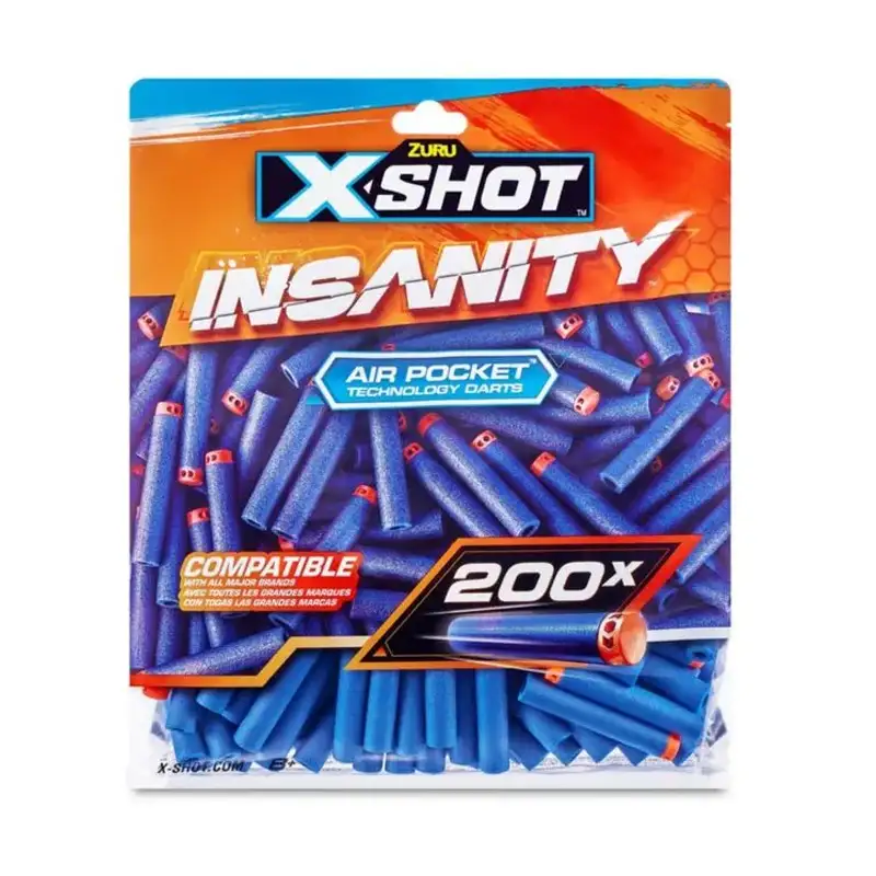 Zuru Xshot 36624 Insanity 200 Dardos