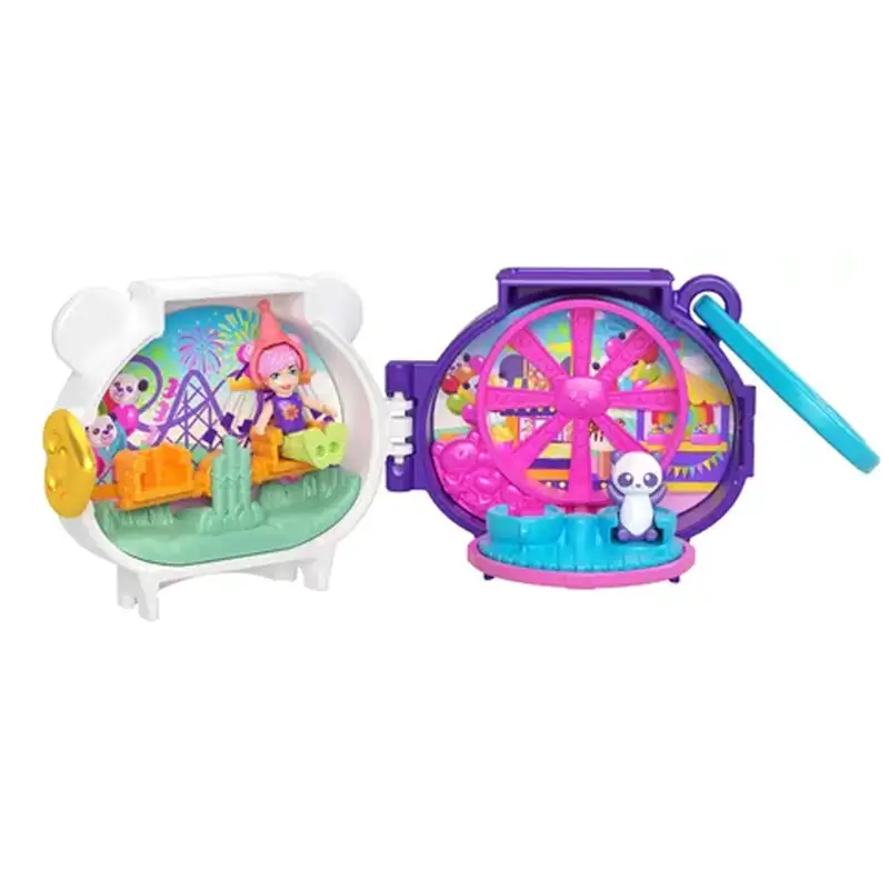 Mattel Polly Pocket Hmx20 Set De Juego Compacto Mini Mundo De Mascotas