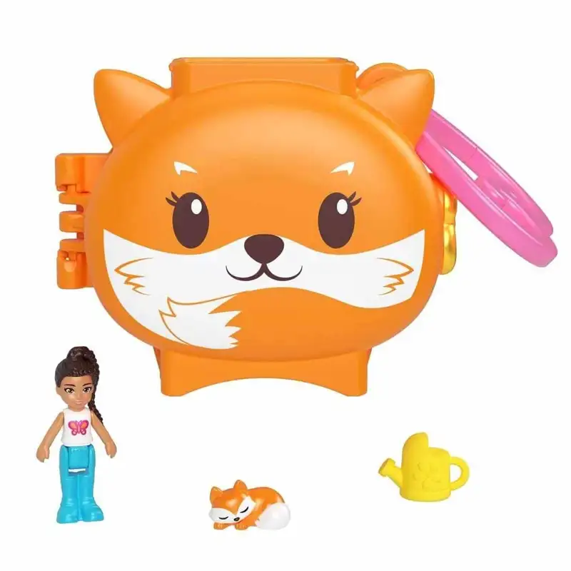 Mattel Polly Pocket Hmx20 Set De Juego Compacto Mini Mundo De Mascotas