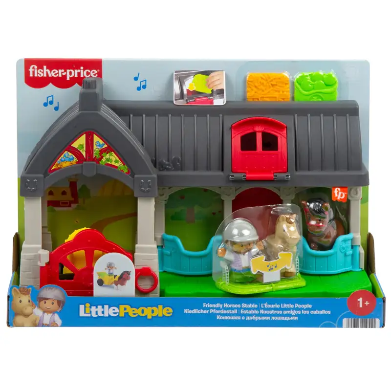 Mattel Fisher Price Hwr84 Little People Establo De Animalitos