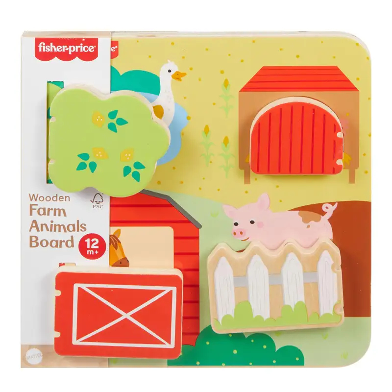 Mattel Fisher Price Jcy33 Tablero Animalitos De La Granja