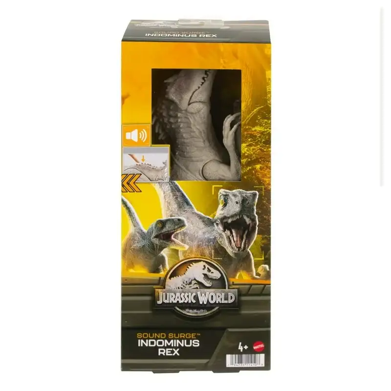 Mattel Jurassic World Rebirth Jgm12 Dinosaurio Figura 12 Plg S1 Con Sonido Surtido