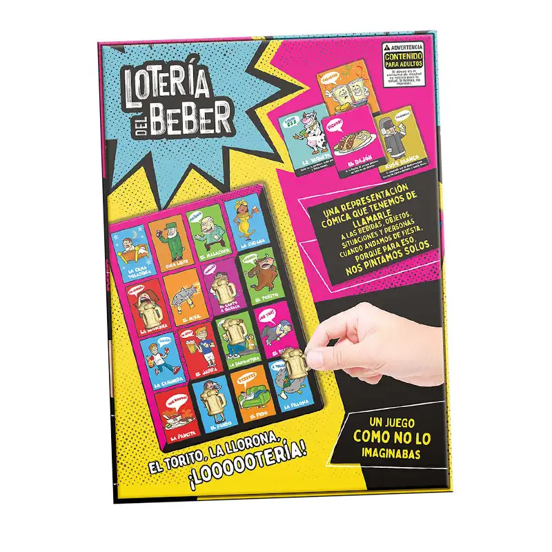 Novelty Jca-4431 Juego De Mesa Loteria De Beber Juego De Fiesta