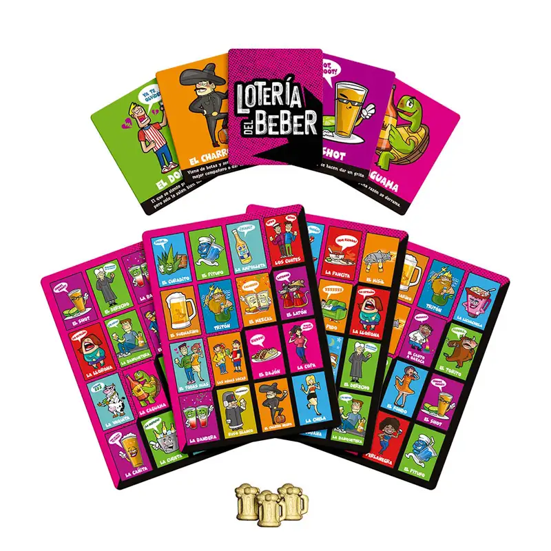 Novelty Jca-4431 Juego De Mesa Loteria De Beber Juego De Fiesta