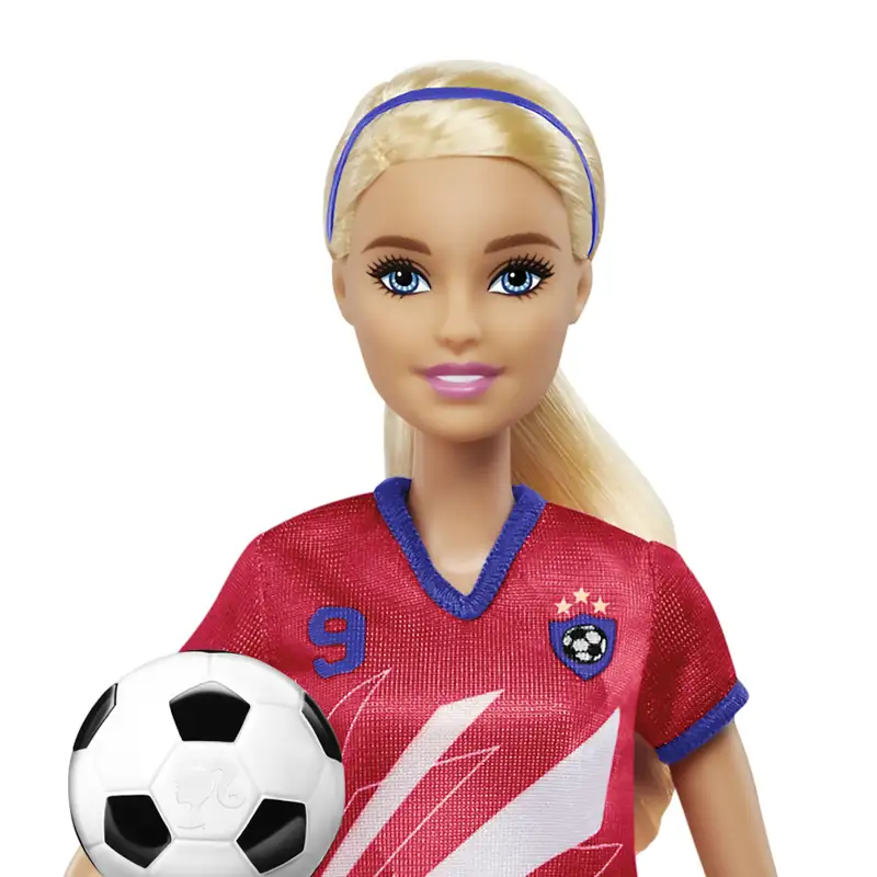 Mattel Barbie Hcn17 Muñeca Jugadora De Futbol