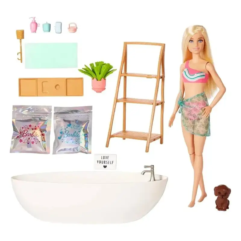 Mattel Barbie Hkt92 Muñeca Baño De Burbujas