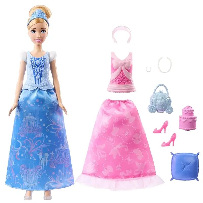 Mattel Disney Princesas Jcr95 Muñeca Cenicienta Historias Mágicas