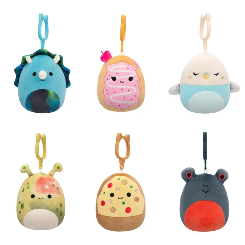 Jazwares Squishmallows Sqcp00338 Mini Peluche Con Clip De 3.5 Plg Surtido