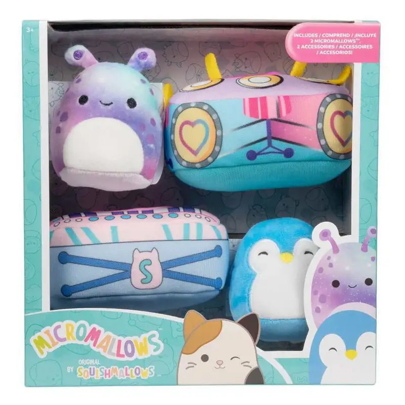 Jazwares Squishmallows Sqmm0013 Peluche Set Micromallows 2.5 Plg