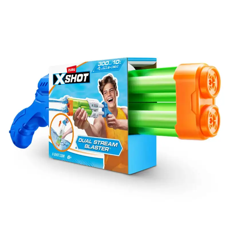 Zuru Xshot 118131 Lanzador De Agua Pequeño De Doble Tubo