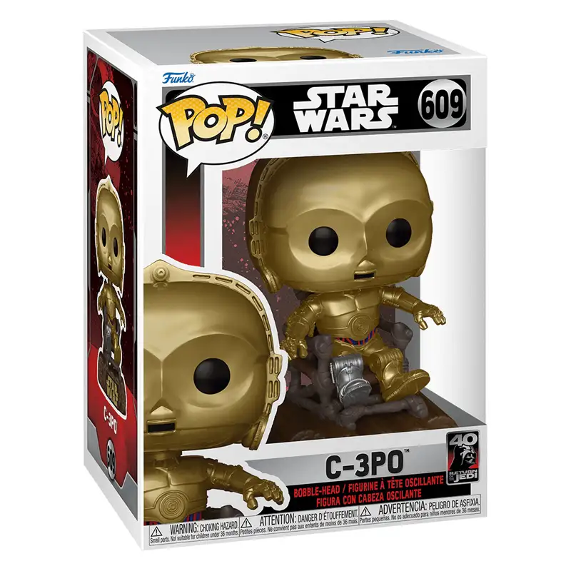 Figura De Accion Funko Pop Star Wars #609 C-3Po