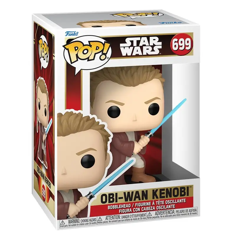 Figura De Accion Funko Pop Star Wars #699 Obi-Wan Kenob