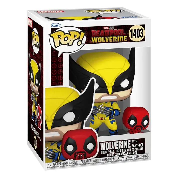 Funko Pop! 82382 Deadpool Y Wolverine 1403 Wolverine Con Babypoo