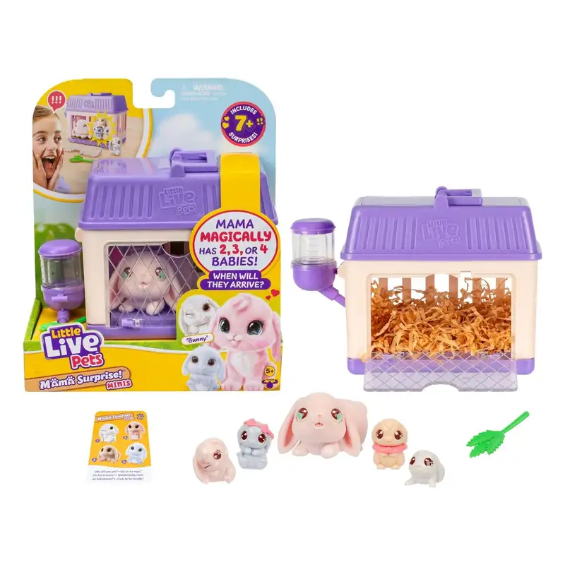 Moose Little Live Pets 26624 Mini Set Mamá Sorpresa