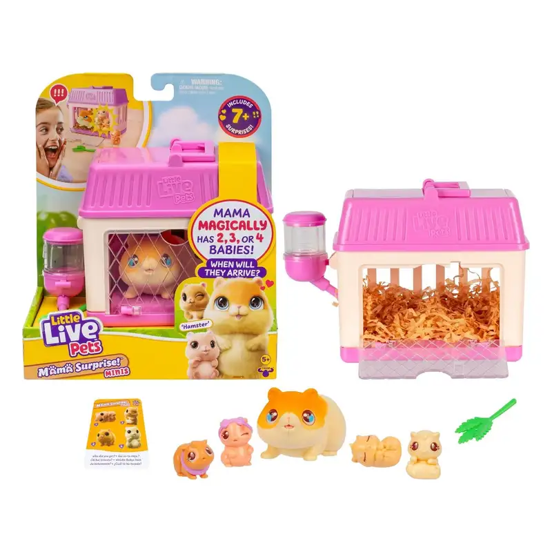 Moose Little Live Pets 26624 Mini Set Mamá Sorpresa