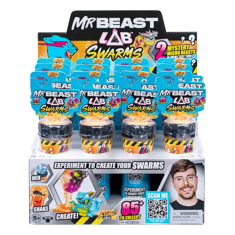 Moose Mrbeast 24744 Lab Swarms Tubo Con 2 Figura S2