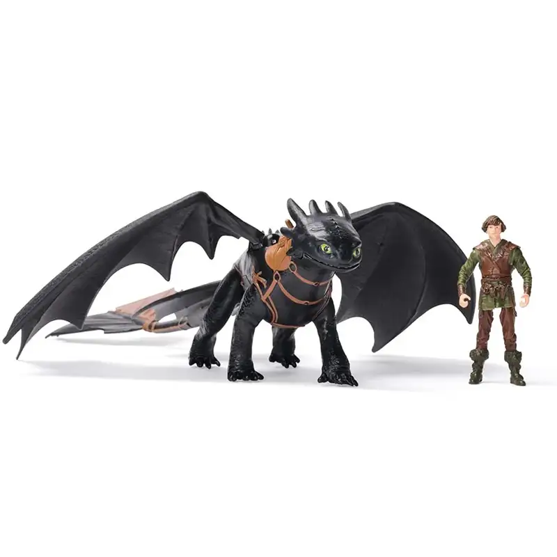 Spin Master Cómo Entrenar A Tu Dragón 6072587 Vikingo Y Dragon Live Action 4 Surtido