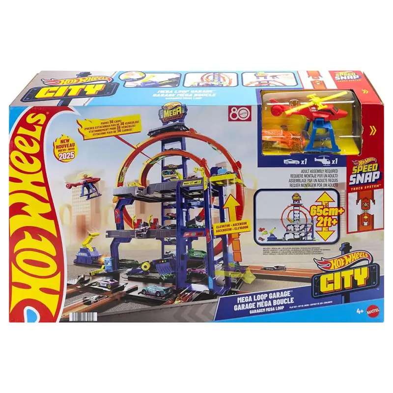 Mattel Hot Wheels Jbm74 City Mega Garage