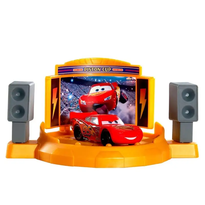 Mattel Cars Jdj02 Pista De Lanzamiento Copa Pistón