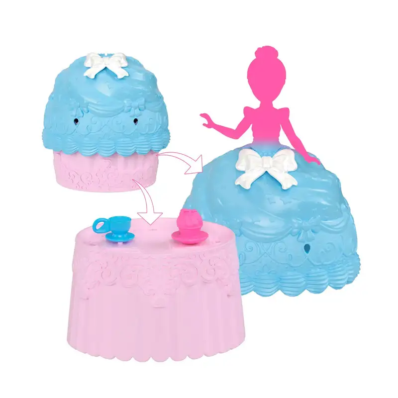 Mattel Disney Jfg78 Cupcake Con Muñeca Pequeña Sorpresa