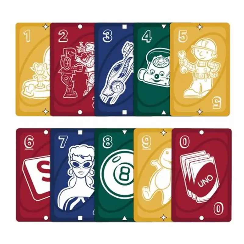 Mattel Games Jgk30 Uno 80º Aniversario Edición Rubí Rojo