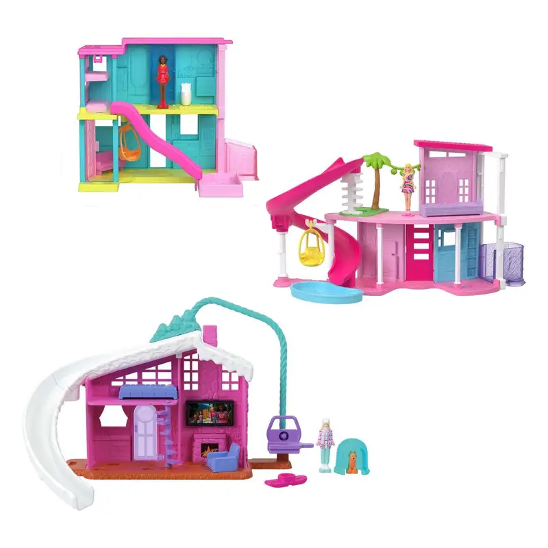 Mattel Barbie Jlg70 Mini Barbieland Set De Casa Surtido