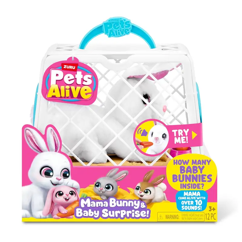 Zuru Pets Alive 9554 Peluches De Mamá Conejo