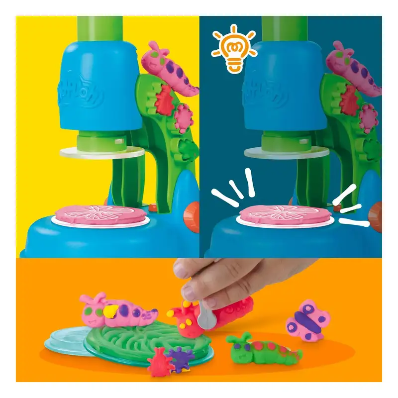 Hasbro Play-Doh G0494 Microscopio De Luz Y Mirada