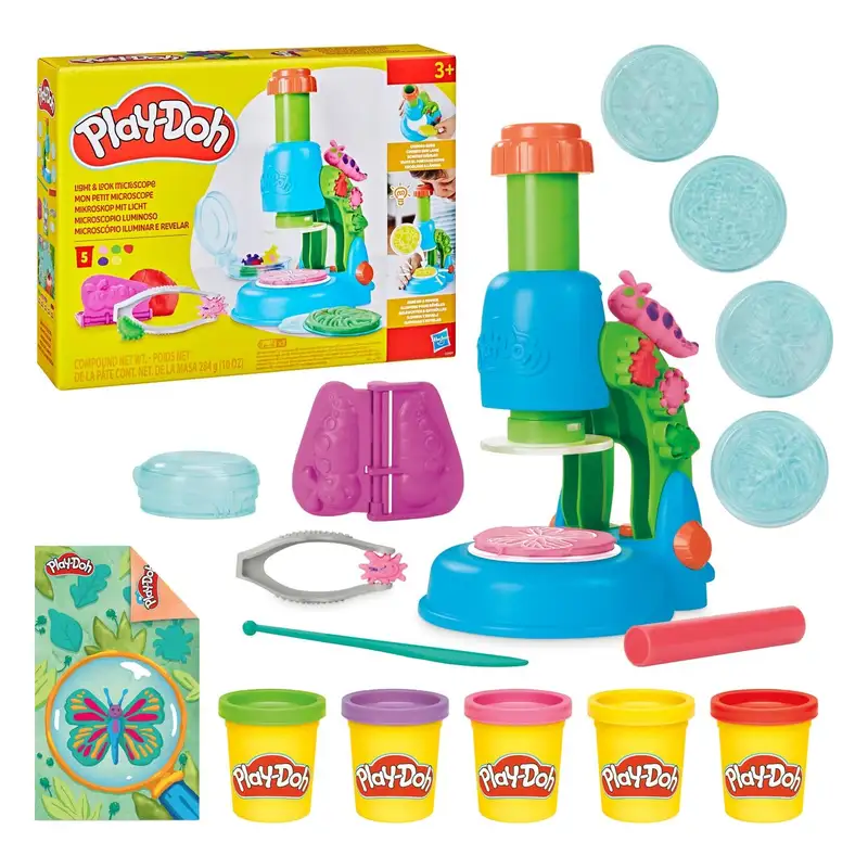 Hasbro Play-Doh G0494 Microscopio De Luz Y Mirada